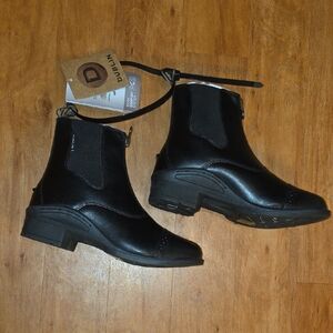 Dublin Kids Black Riding Boots